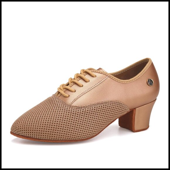 Professional Latin Dance Shoes Closed Toe Salsa Ballroom Practice Teaching